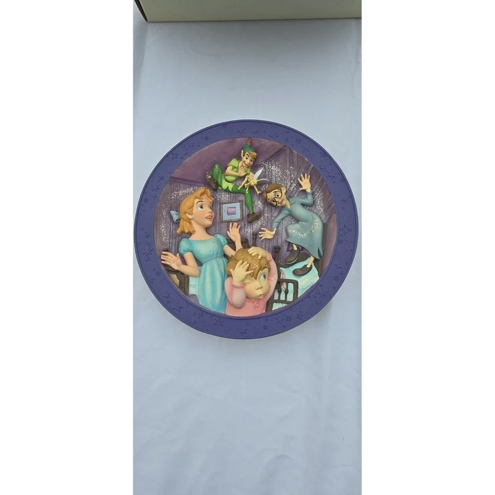 PETER PAN DISNEY 3D RELIEF COLLECTOR PLATE 